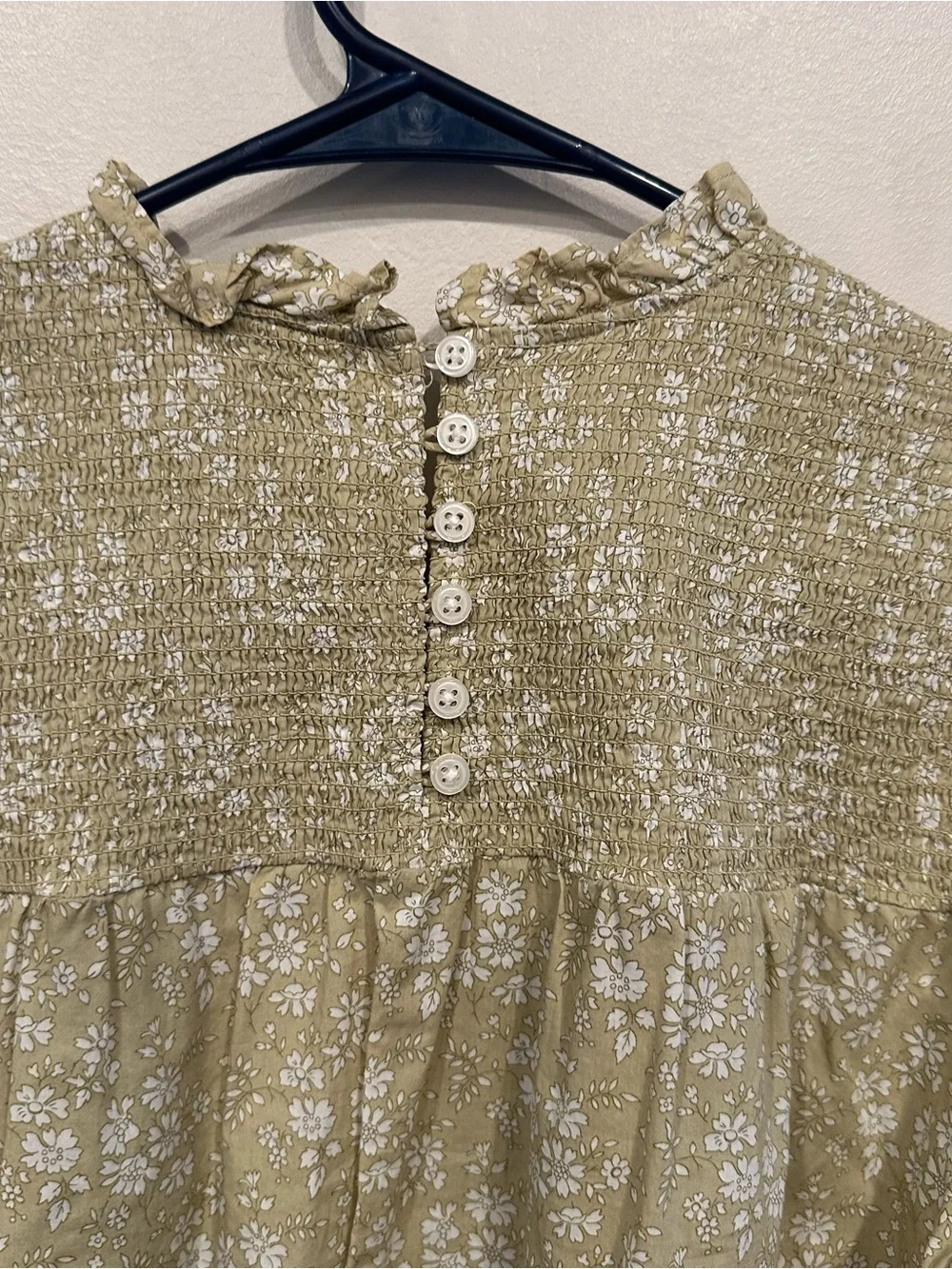 J.CREW Liberty Fabric Smocked Capel Floral Puff Long Sleeve Blouse Women’s S